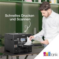 EPSON EcoTank ET-5855 4 in 1 Tintenstrahl-Multifunktionsdrucker schwarz