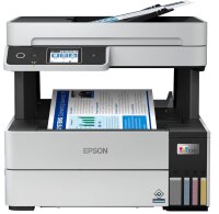 EPSON EcoTank ET-5185 4 in 1 Tintenstrahl-Multifunktionsdrucker grau