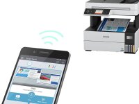 EPSON EcoTank ET-5185 4 in 1 Tintenstrahl-Multifunktionsdrucker grau