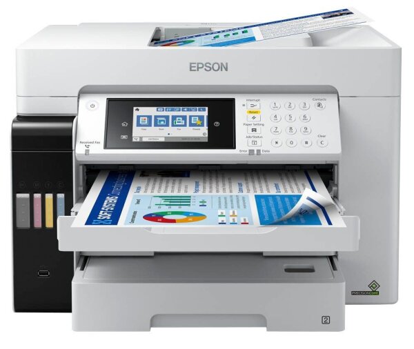 EPSON EcoTank Pro ET-16685  4 in 1 Tintenstrahl-Multifunktionsdrucker grau