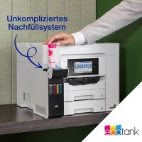 EPSON EcoTank Pro ET-5885 4 in 1 Tintenstrahl-Multifunktionsdrucker grau