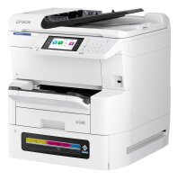 EPSON WorkForce Pro EM-C8100RDWF BAM 4 in 1 Tintenstrahl-Multifunktionsdrucker grau