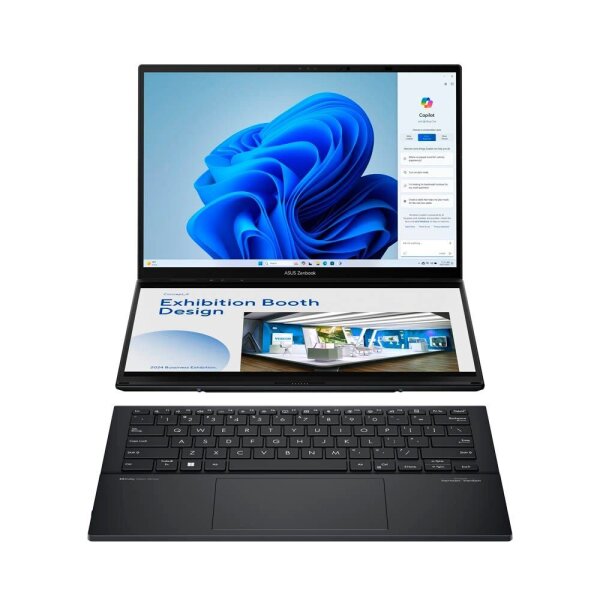 ASUS Zenbook Duo UX8406CA-PZ068X Laptop 35,6 cm (14,0 Zoll), 32 GB RAM, 2 TB SSD, Intel® Core™ Ultra 9 285H