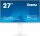 iiyama ProLite XUB2797HSN-W2 Monitor 68,6 cm (27,0 Zoll) weiß