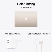 Apple MacBook Air 2025 38,9 cm (15,3 Zoll), 16 GB RAM, 512 GB SSD, Apple M4