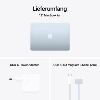 Apple MacBook Air 2025 34,5 cm (13,6 Zoll), 16 GB RAM,...