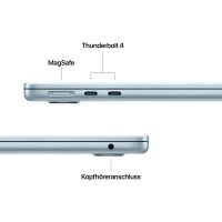 Apple MacBook Air 2025 34,5 cm (13,6 Zoll), 16 GB RAM, 512 GB SSD, Apple M4