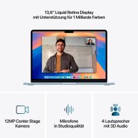 Apple MacBook Air 2025 34,5 cm (13,6 Zoll), 16 GB RAM, 512 GB SSD, Apple M4