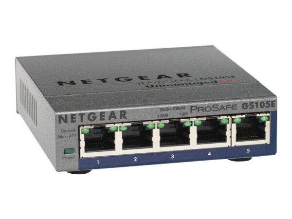 NETGEAR Plus GS105Ev2 Switch 5-fach