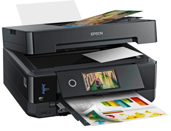 EPSON Expression Premium XP-7100 3 in 1 Tintenstrahl-Multifunktionsdrucker schwarz