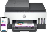 HP Smart Tank 7605 4 in 1 Tintenstrahl-Multifunktionsdrucker grau
