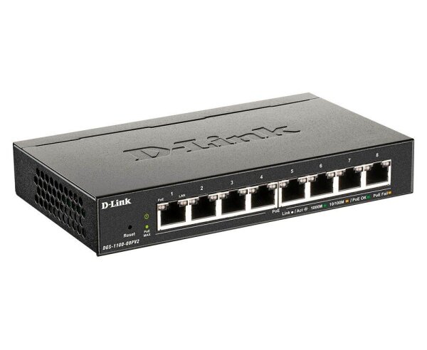 D-Link DGS-1100-08PV2/E Switch 8-fach