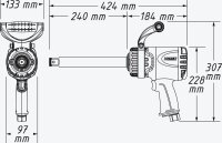 HAZET 9014LGTT Twin Turbo Druckluft-Schlagschrauber