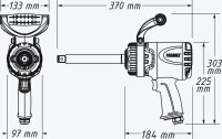 HAZET 9013LGTT Twin Turbo Druckluft-Schlagschrauber