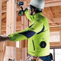 makita unisex Akku-Kühljacke DFJ212ZM neongelb Größe M