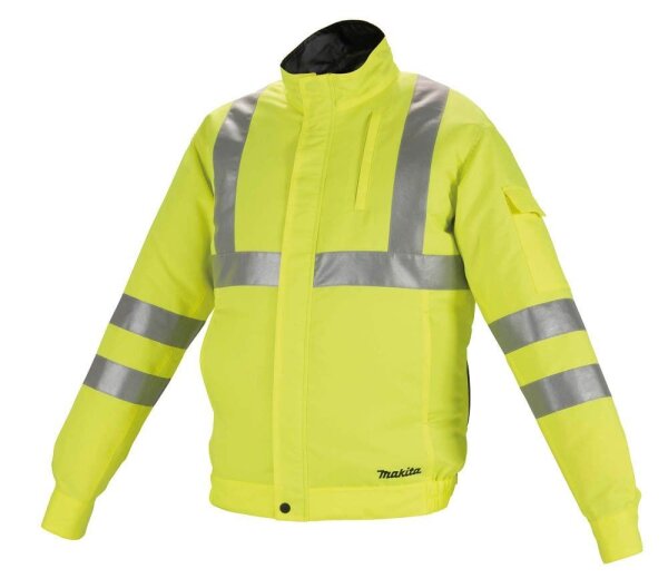 makita unisex Akku-Kühljacke DFJ214ZM neongelb Größe M