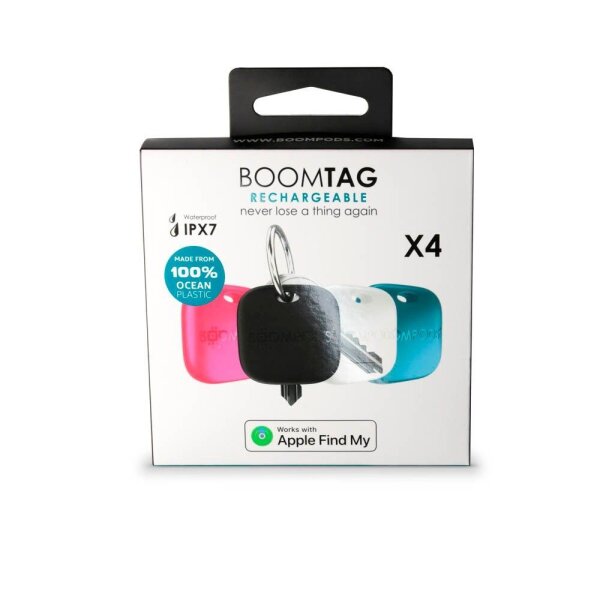 BOOMPODS BOOMTAG 4er-Pack  Bluetooth-Tracker
