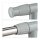 relaxdays Rollgarderobe silber Metall 94,0-160,0 x 95,0-165,0 cm, 1 St.