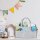 relaxdays Wickeltasche grau