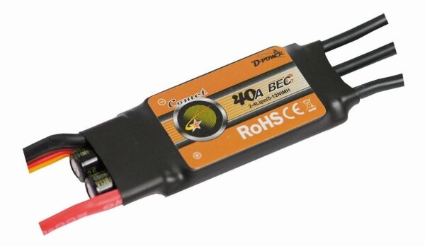 Dpower D-Power Comet 40A BEC Brushless Regler Restposten