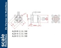 D-Power AL 28-13 Brushless Motor