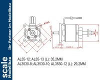 D-Power AL 3530-12 Brushless Motor