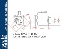D-Power AL 3542-5 Brushless Motor