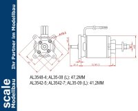 D-Power AL 3548-4 Brushless Motor