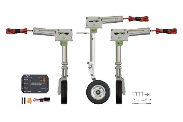 Dpower Phoenix elektrisches Einziehfahrwerk 3-Bein bis 10kg - für PC- 21 MK2 - 1