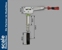 Dpower Phoenix elektrisches Einziehfahrwerk 3-Bein bis 10kg - für PC- 21 MK2 - 1
