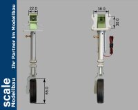Dpower Phoenix elektrisches Einziehfahrwerk 3-Bein bis 10kg - für PC- 21 MK2 - 1