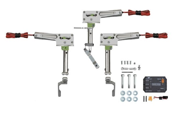 Dpower Phoenix elektrisches Einziehfahrwerk 3-Bein bis 5kg - für PC- 21 - 145cm