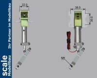 Dpower Phoenix elektrisches Einziehfahrwerk 3-Bein bis 5kg - für PC- 21 - 145cm