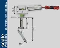 Dpower Phoenix elektrisches Einziehfahrwerk 3-Bein bis 5kg - für PC- 21 - 145cm