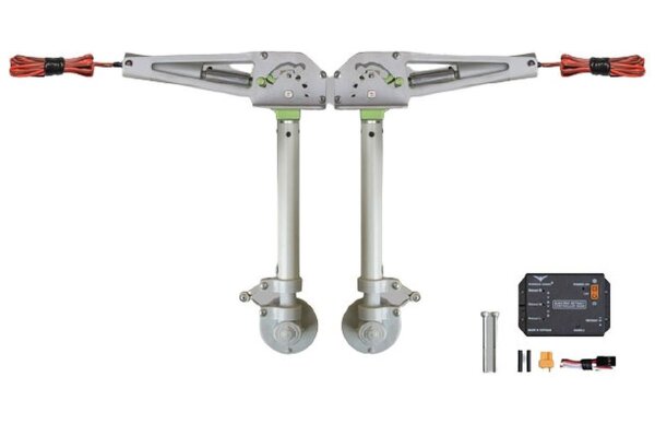 Dpower Phoenix elektrisches Einziehfahrwerk 2-Bein 90ø bis 7kg - für F4U Corsai