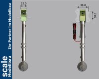 Dpower Phoenix elektrisches Einziehfahrwerk 2-Bein bis 7kg - für Strega - 175cm