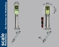 Dpower Phoenix elektrisches Einziehfahrwerk 3-Bein bis 7kg - für Tucano MK2 - 1