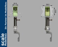 Dpower Phoenix elektrisches Einziehfahrwerk 3-Bein bis 7kg - für Tucano MK2 - 1