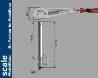 Dpower Phoenix elektrisches Einziehfahrwerk 2-Bein...