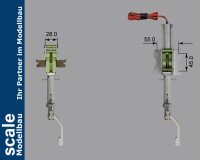 Dpower Phoenix elektrisches Einziehfahrwerk 3-Bein bis 15kg - für Tucano - 256cm