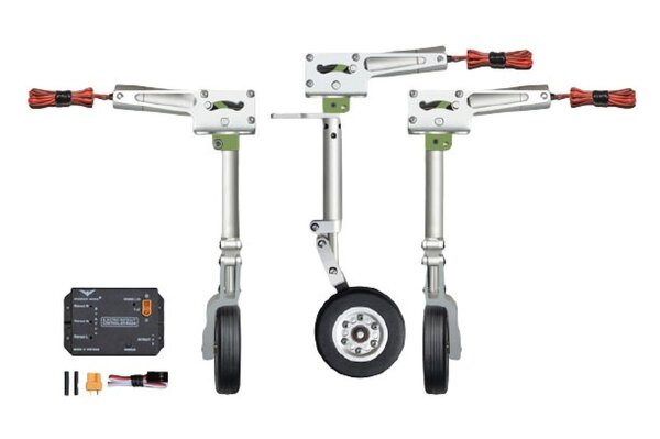 Dpower Phoenix elektrisches Einziehfahrwerk 3-Bein bis 8kg - für Tucano - 206cm