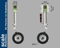 Dpower Phoenix elektrisches Einziehfahrwerk 3-Bein bis 8kg - für Tucano - 206cm