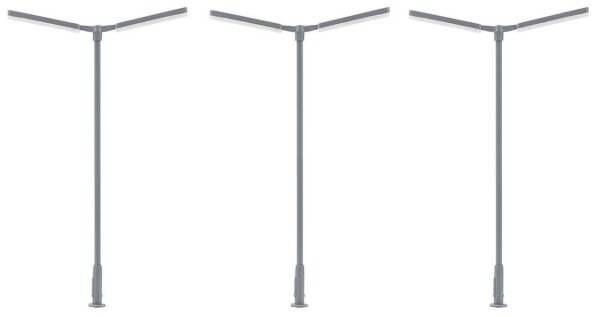 Faller LED-Kreuzmastleuchte, zweiarm
