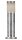 Faller LED-Wegleuchte, silber, warmw