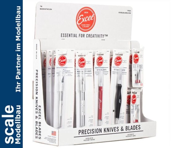 KrickThekendisplay 24 Messer + 12 Klingen (5) sortiert