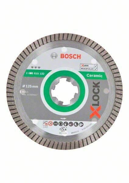 BOSCH Diamant-Trennscheibe X-LOCK Best for Ceramic Extra Clean Turbo, 1 St.