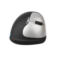 r-go HE Ergo Vertical Mouse Größe L rechts Maus ergonomisch kabellos schwarz, silber