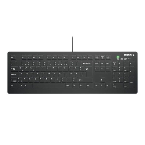 CHERRY AK-C8112 Medical Keyboard mit IP68 Hygiene-Tastatur kabelgebunden schwarz