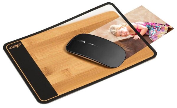 cep Mousepad schwarz/bambus