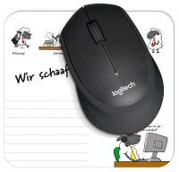 RNK-Verlag Mousepad-Notizblock weiß/grau Papier...